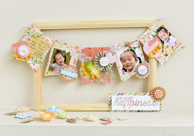 千葉【Leiの写真講座・スクラップブッキング教室】baby scrapbooks